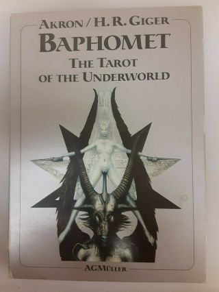 The Tarot Of The Underworld (1993,  1st Ed) H.  R.  Giger Oop Htf Rare Tarot Deck