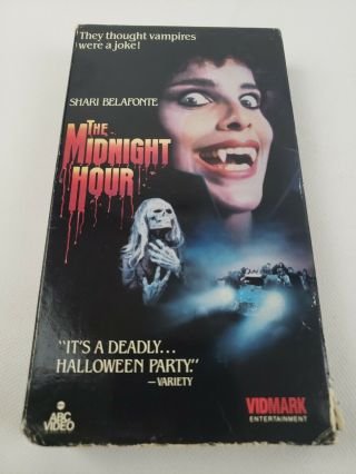 The Midnight Hour Vhs Horror Rare Hard To Find Euc
