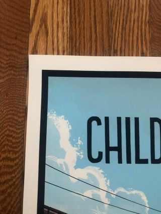 Childish Gambino Poster Lollapalooza 2019 Justin Santora Screen Print Rare 2