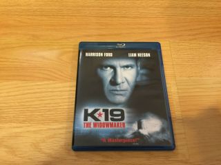 K - 19: The Widowmaker (blu - Ray Disc,  2010) Harrison Ford Liam Neeson Oop Rare