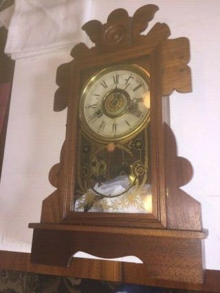 Antique Haven Kitchen Clock With Alarm,  30 Hour.  T&s