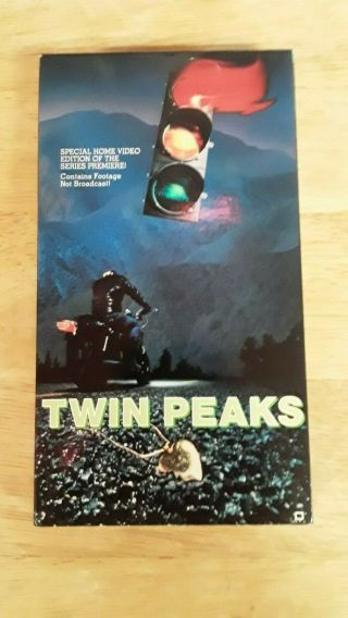 Twin Peaks Vhs Series Premiere Pilot Rare Cult Horror David Lynch Sov