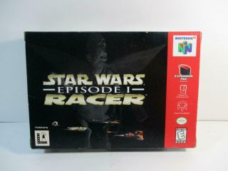 Rare Vintage Nintendo 64 N64 Star Wars Episode 1 Racer Game Complete