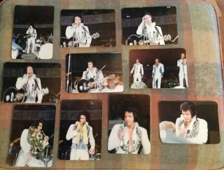 10 - Elvis Presley Rare On Stage 5x7 Color Photo 