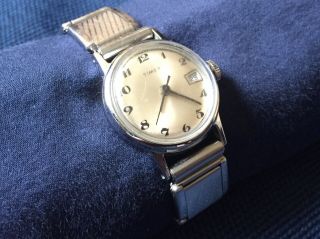 Vintage 1974 Timex Women’s Mechanical Watch Date Runs 2