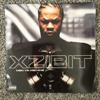 Man Vs Machine By Xzibit 2 - Lp 2002 Nm Inner Rare Dr.  Dre Eminem Mop Nate Dogg