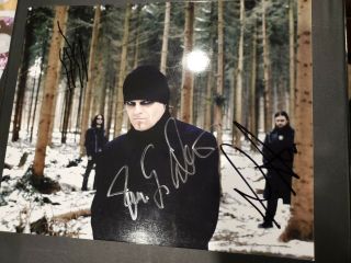 Celtic Frost Signed Photo Monotheist Tour Tom Warrior Martin Eric Ain Rare No Lp