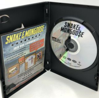 Snake & Mongoose (DVD,  2014) SNAKE AND MONGOOSE OOP MEGA RARE OOP RACING 3