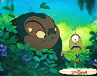 Lilo And Stitch 11x14 Lobby Card Walt Disney Animation Rare Insects