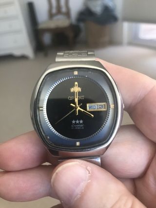 Vintage 1970’s Orient 3 Star Crystal Watch.