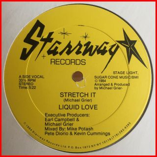 Boogie Funk 12 " Liquid Love - Stretch It Starrway - Rare 