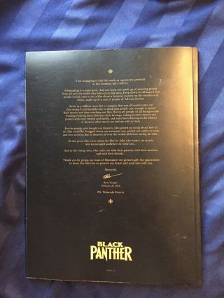 Marvel Black Panther Oscar Pressbook FYC Booklet Chadwick Boseman Stan Lee RARE 2