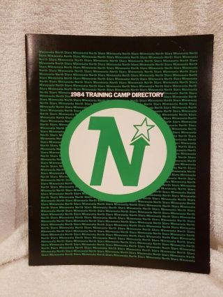 Rare Minnesota North Stars 1984 Training Camp Directory/media Guide,