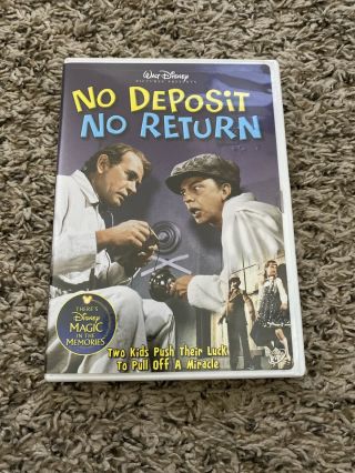 No Deposit,  (dvd,  2004) Rare.  Oop Disney