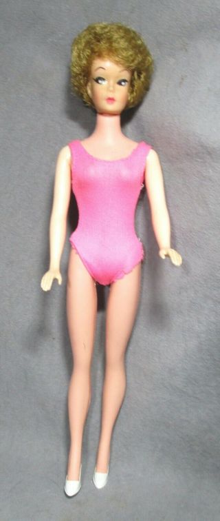Vintage Barbie - Bild Lilli Clone - Uneeda Wendy Doll In Pink - Bubble Cut Hair