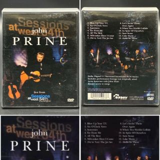 John Prine: Live From Sessions At West 54th (dvd,  2001) Music Performance Rare