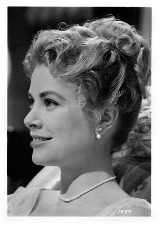 Grace Kelly Rare Portrait On Set The Swan Stamped 7x5 Photo 1956