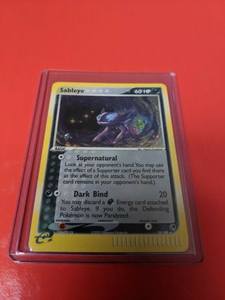 Sableye 10/100 Holo Rare Ex Sandstorm Pokemon Card 2003
