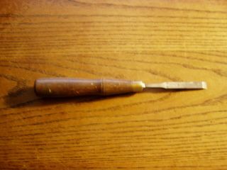 Buck Brothers 5/16 " Square Edge Wood Chisel Antique Vintage Old Carving Tool