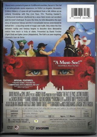 THE FALL (2006) A Film by Tarsem Singh DVD David Fincher,  Spike Jonze RARE 2