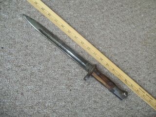 Antique Spanish Mauser Bayonet Knife Dagger Sword