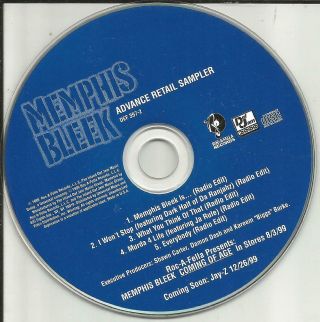 Memphis Bleek W/ Ja Rule 5trk Sampler W/ Rare Radio Edits Promo Cd 1999 Usa