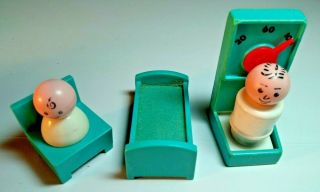 Fisher Price Little People 931 Hospital Replacement Set Rare Baby