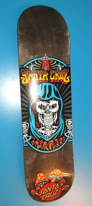 Rare Vintage skateboard Santa Cruz Natas Grosso Hosoi reaper shrooms skate deck 2