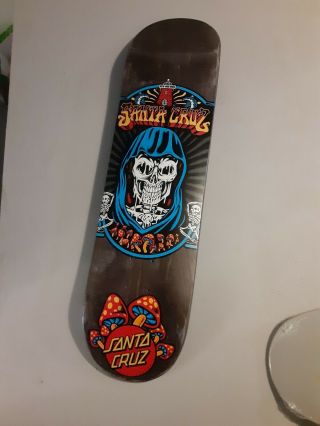 Rare Vintage skateboard Santa Cruz Natas Grosso Hosoi reaper shrooms skate deck 3
