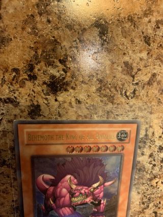 Yugioh Behemoth The King of All Animals FET - EN014 Ultimate Rare 1st Edition 2