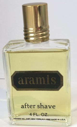 Mans Fragrance Vintage Aramis After Shave Splash 4 Oz Almost Full