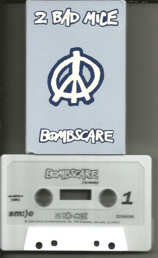 2 Bad Mice Bombscare Rare Remix Usa Limited Cassette Tape Single Cassingle 1994