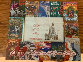 Disney World Magic Kingdom 40th Anniversary 4x6 Photo Frame Rare