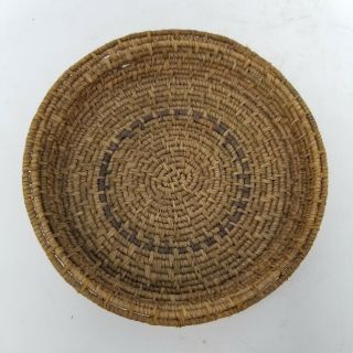 Antique Pima Basket Tray Plaque Native American Art