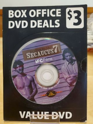 Return Of The Secaucus 7 Dvd (1980) John Sayles Rare Htf Oop Disc Only