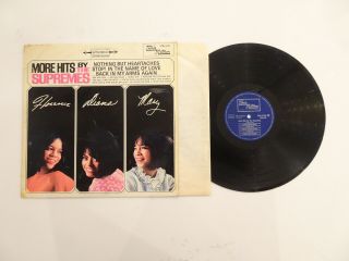 More Hits By The Supremes Lp Rare Orig.  1965 Germany Silver/blue Tamla Motown