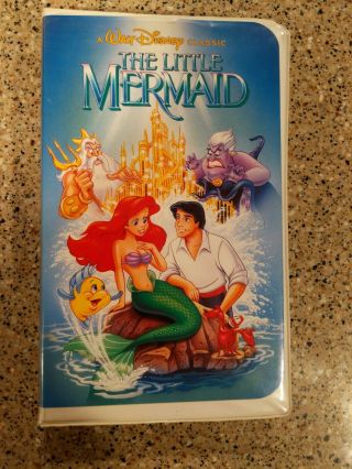 The Little Mermaid (vhs,  1990) Banned Castle Cover Rare Oop