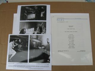 WES CRAVEN ' S THE PEOPLE UNDER THE STAIRS rare 1991 press kit - 5 photos 2
