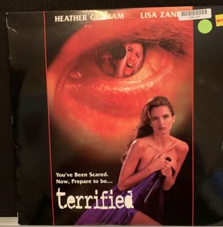 Terrified - Laserdisc Vintage Very Rare Laser Disc Thriller Horror Very Good Co
