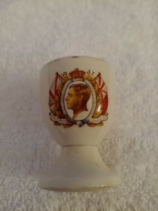 Rare Vintage Coronation King Edward Viii 1937 England Egg Cup