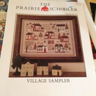 Prairie Schooler Village Sampler Cross Stitch Book 15 Rare