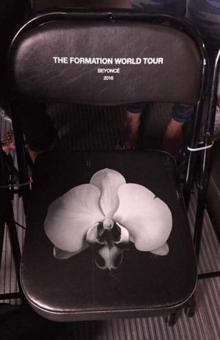 Beyonce Formation World Tour Vip Only Seat Back Chair Rare Beyfirst Lemonade