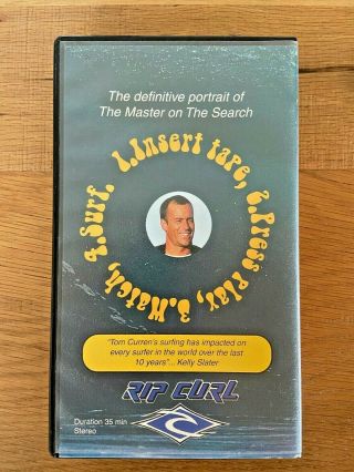 Searching for Tom Curren,  Surfing VHS,  Rip Curl,  Sonny Miller,  Rare Surf Film 2