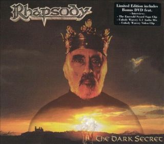 Rhapsody - The Dark Secret (cd,  Dvd,  2004,  Steamhammer) Prog Power Metal Rare