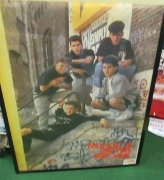 Kids On The Block Poster 1989 Rare Vintage Collectible Oop Live Nkotb