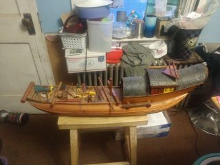 Chinese Junk Boat Model