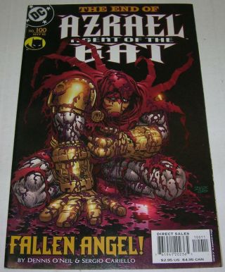 Azrael: Agent Of The Bat 100 (dc Comics 2003) Batman (fn/vf) Rare Last Issue