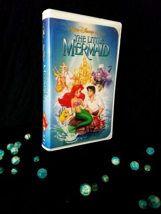 The Little Mermaid 1989 (rare Vhs) Disney Black Diamond Classic Banned Cover Art