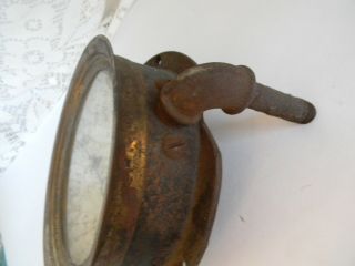 Antique Jas.  P Marsh Steam Pressure Gauge Brass 200 PSI Steampunk 2