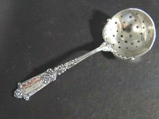 Antique Blackinton Fancy Flower Sterling Cut Out Star Sugar Sifter Spoon Mono H
